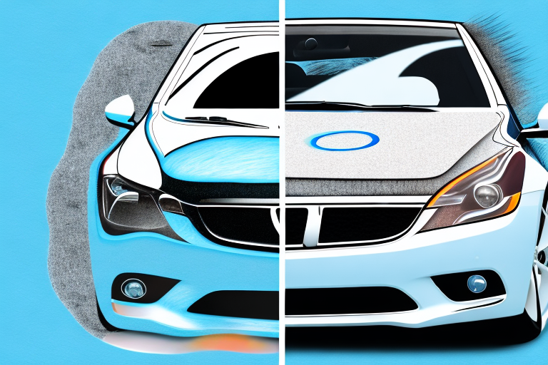 Various car scratch removers placed on a table