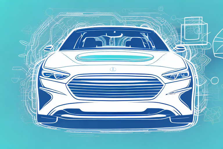 A car being digitally customized on a computer screen with various foiling options
