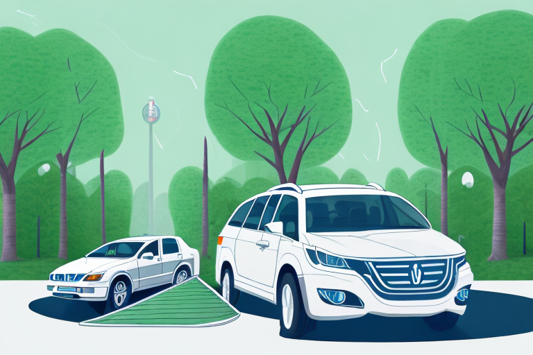 A wheelchair-accessible car with a ramp