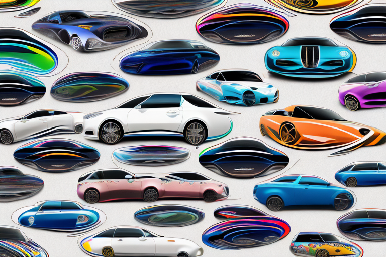 Several cars with different