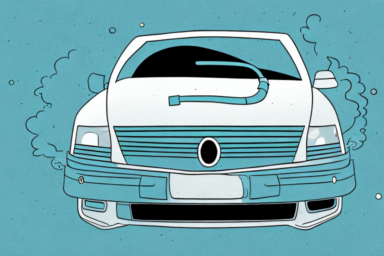 A car with a visible engine part where a clean air filter is installed