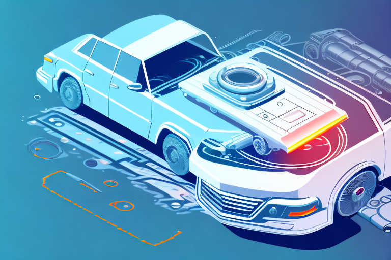 A car on a road