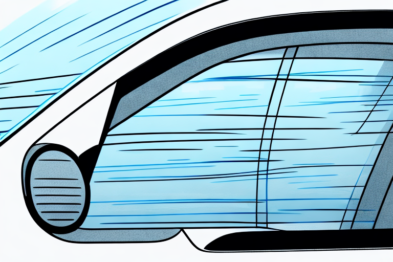 An open car window with visible airflow