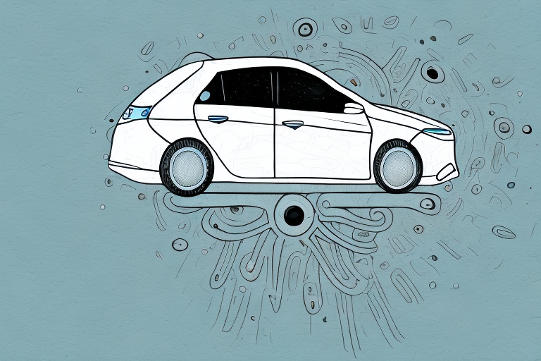 A car's pedals being pressed by bare feet