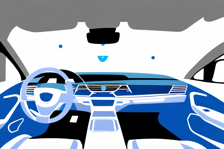 A car interior with seats