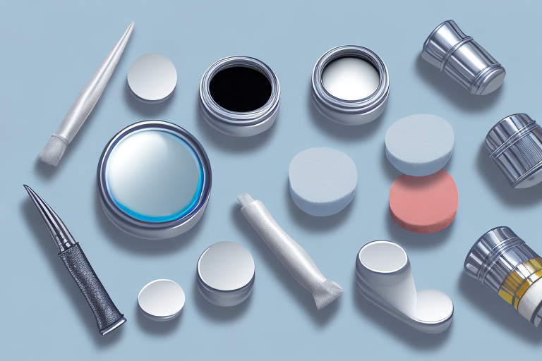 Various polishing tools like a buffing machine