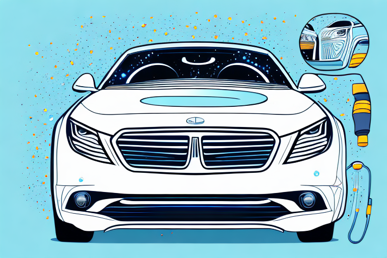 A sparkling clean car