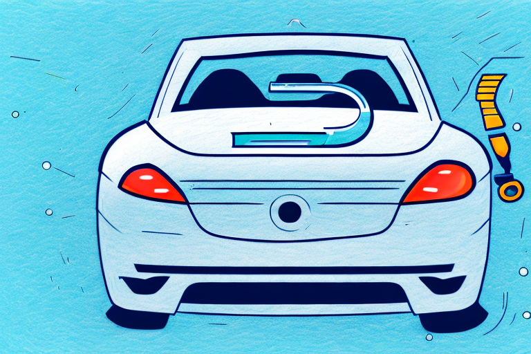 A car with a shiny