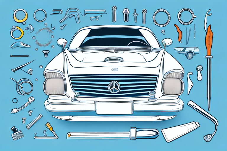 Various types of car body fillers (spachtelmassen) and tools used for applying them