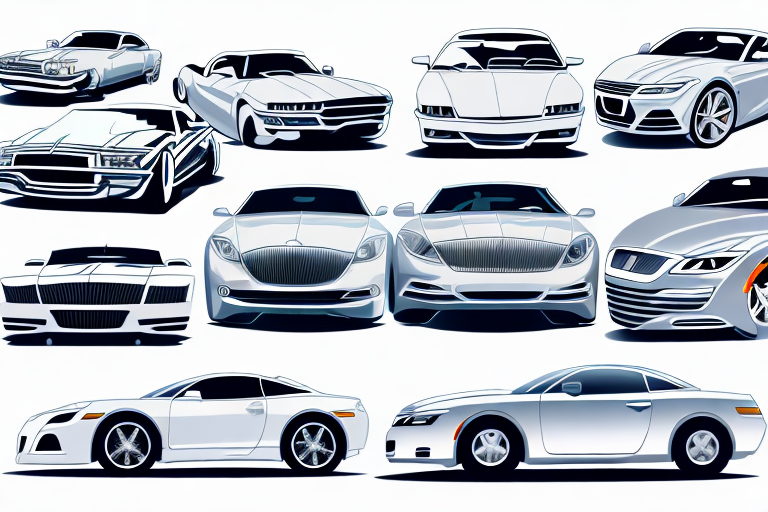 A variety of cars of different types and models