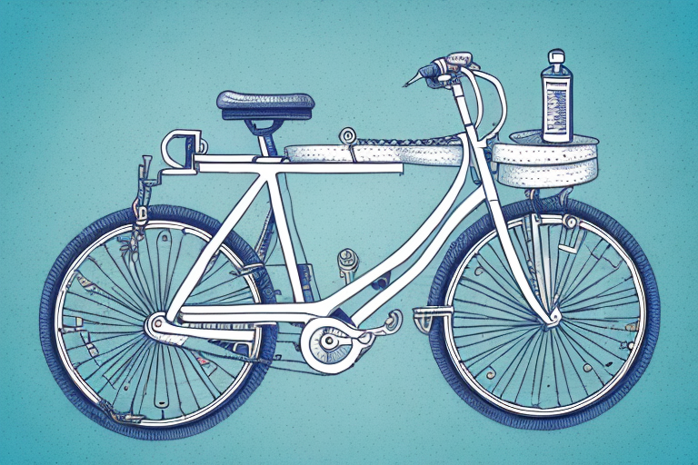 A bicycle with a focus on the chain