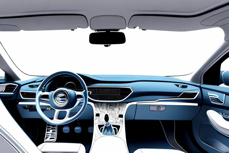 An immaculate car interior with a focus on the dashboard