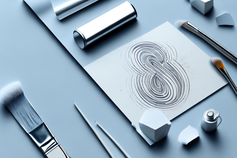 An aluminium primer (haftgrund aluminium) being applied on a surface