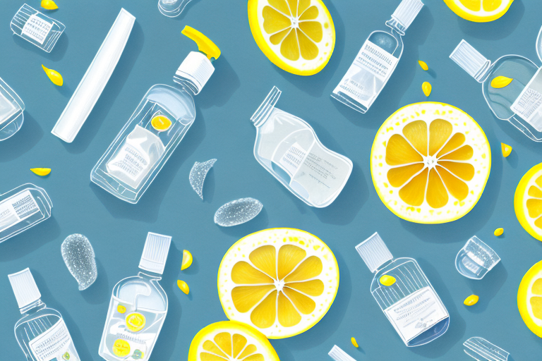 Various natural household items like lemon