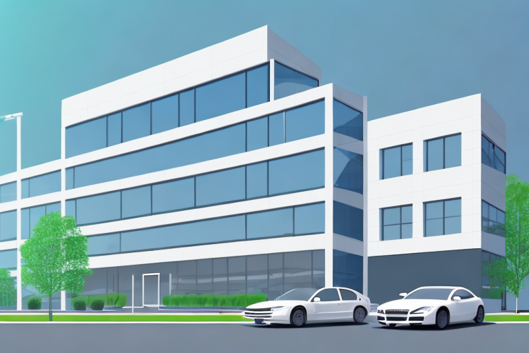 A professional office building with a shiny