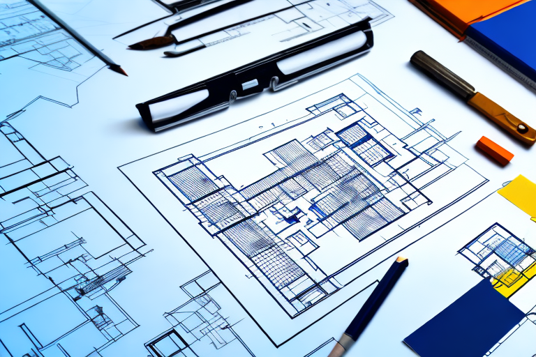 A german building permit on a desk