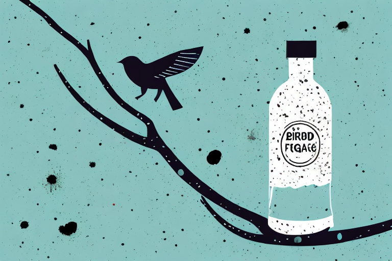 A bird perched on a branch