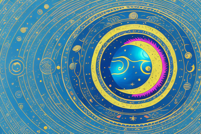 A car with a vibrant