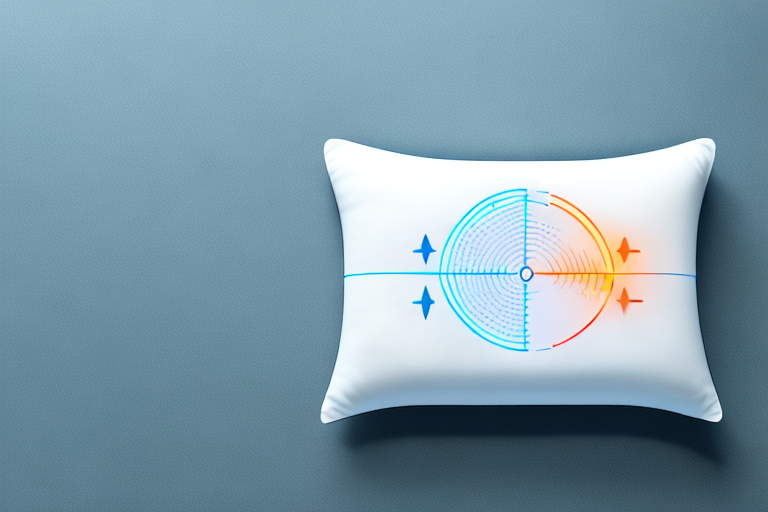 A dehumidifier pillow placed on a towel in a well-ventilated area