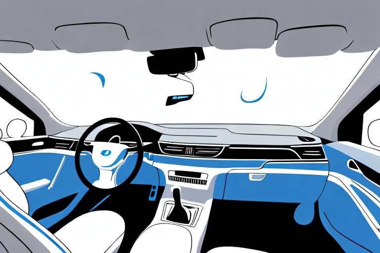 A car interior being thoroughly cleaned