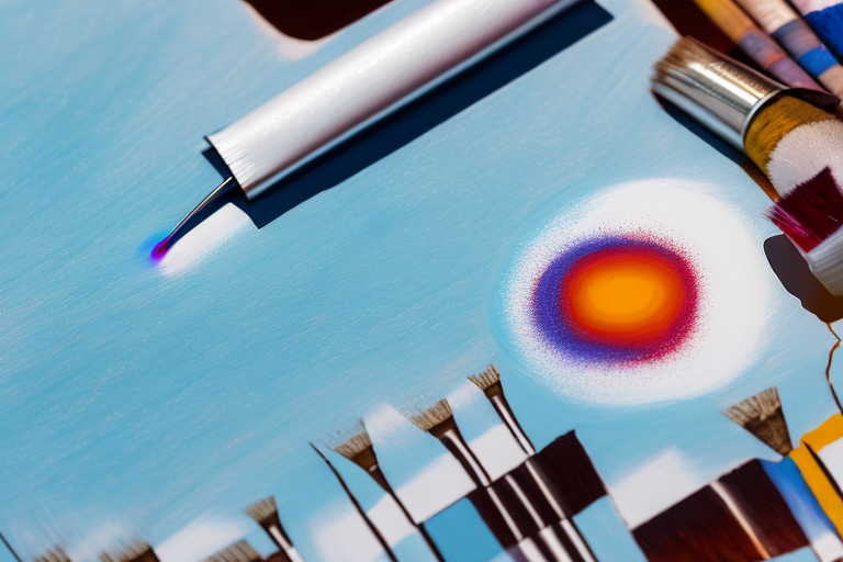 A spray paint can aiming at a wooden surface