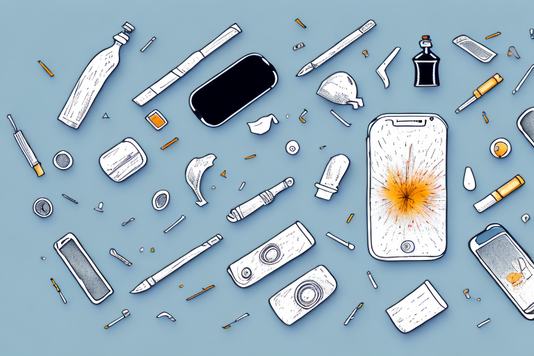 Various objects like a car