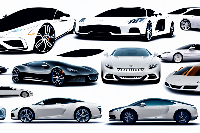A collection of various luxury cars