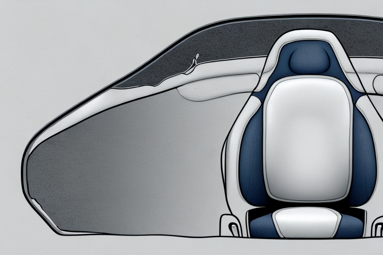 A used child car seat with visible safety features like a seatbelt