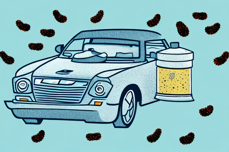 A car with bird droppings on it