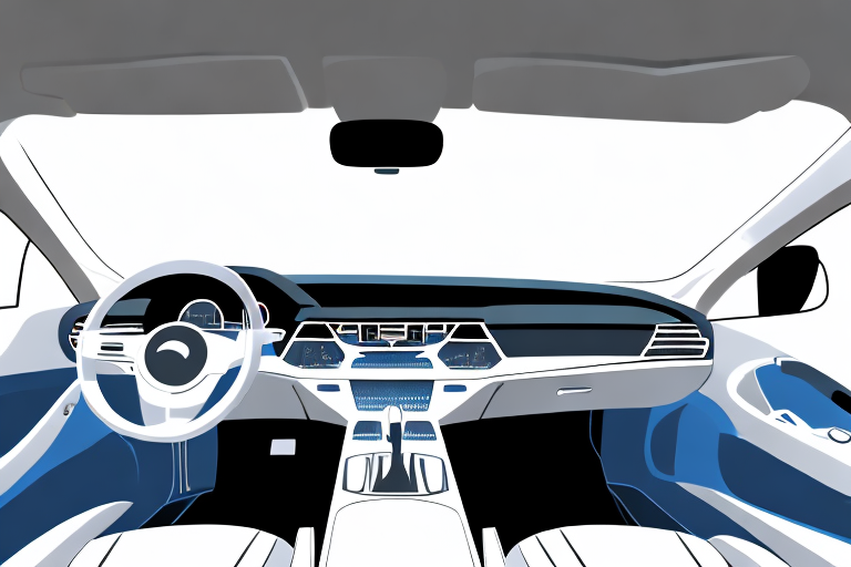 An interior of a car