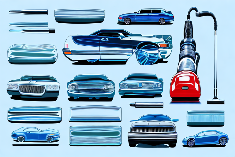 Various car care products like wax