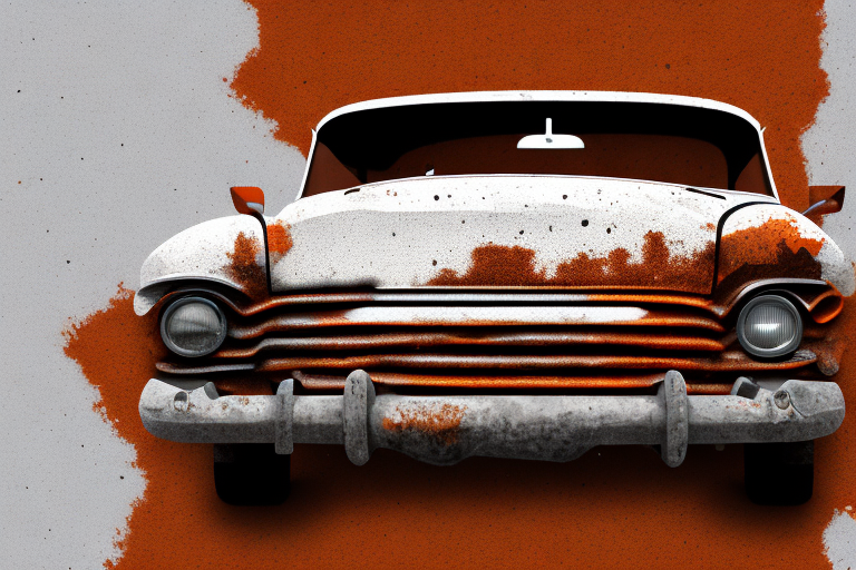 A car with visible signs of surface rust