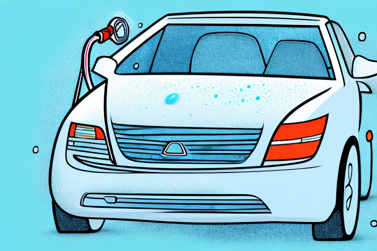 A car with sparkling clean windows