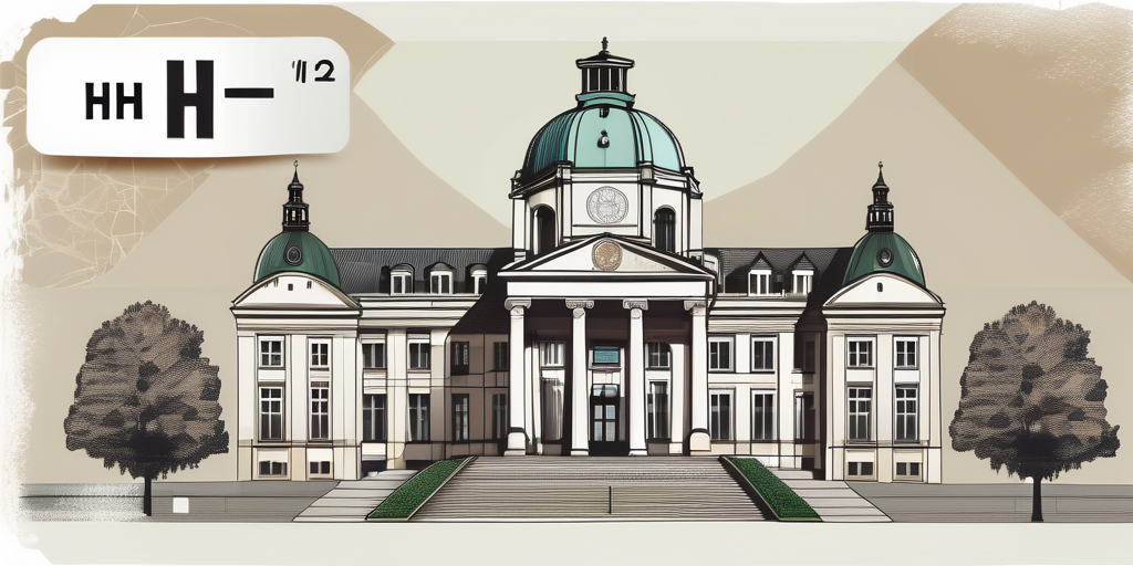 Various recognizable landmarks of hannover