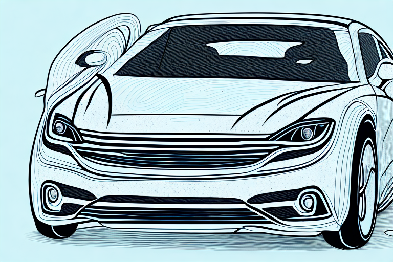 A car being wrapped in a creative