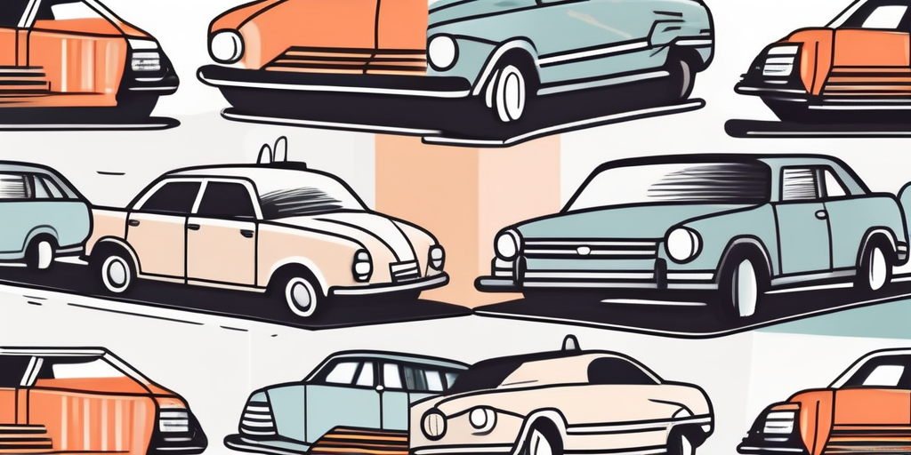 A variety of unique and quirky license plates on parked cars along a berlin street