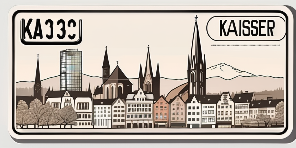 The cityscape of kaiserslautern with a focus on recognizable landmarks