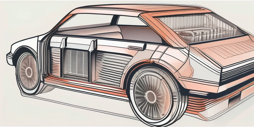 A car's air conditioning system