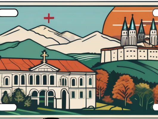 A car license plate with the initials 'srb'