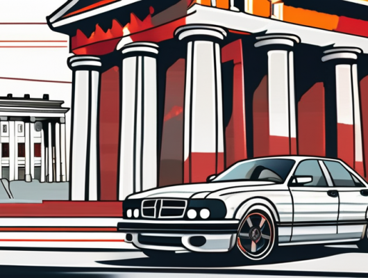 A car engine with a microchip