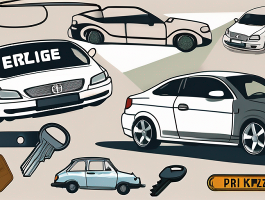 A german car with a focus on the license plate