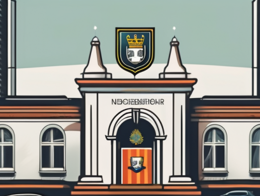 A computer screen displaying a car registration plate with the oldenburg city coat of arms