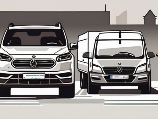 The cityscape of ansbach with various types of vehicles (cars