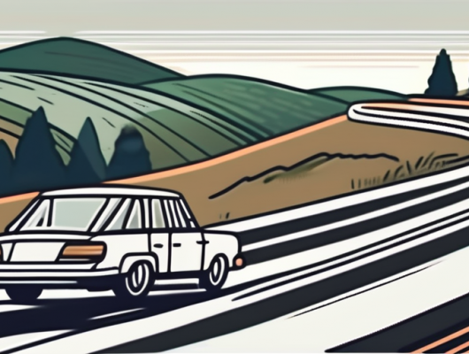 A car with a license plate