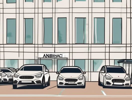 The ansbach vehicle registration office building