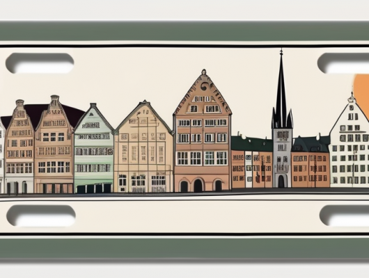 A license plate with a customized design