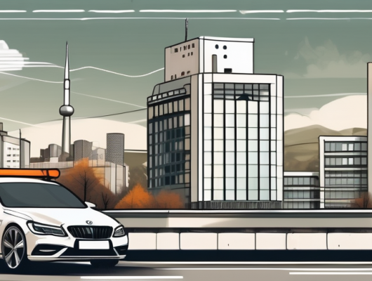 A german license plate with customizable elements