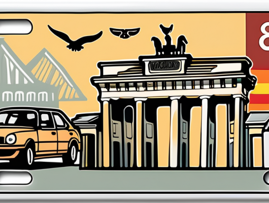 A german car license plate with the initials "ww" on it