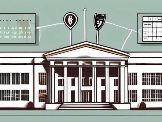 A computer with a calendar on the screen