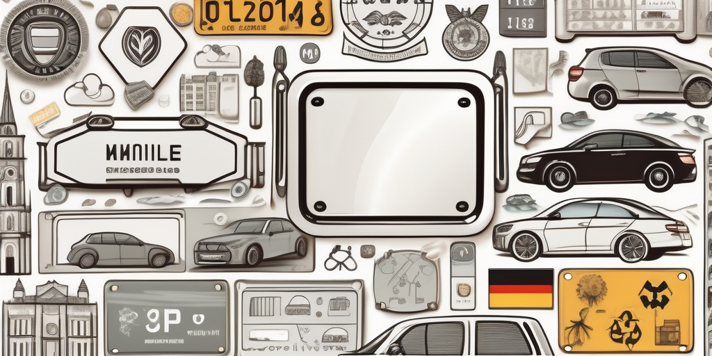 A german license plate